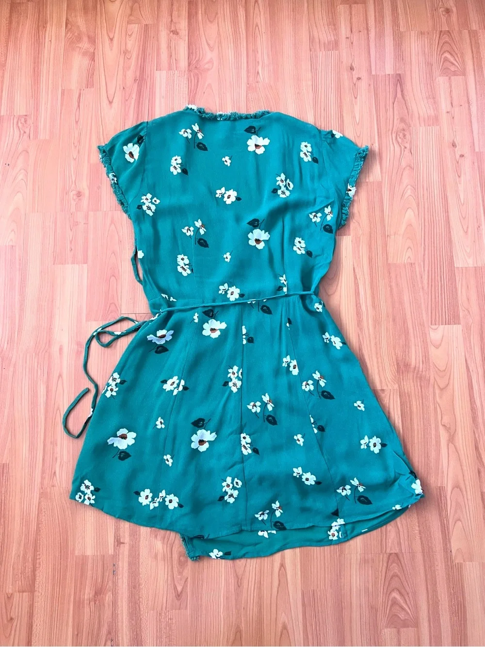 Reformation Garnet Floral Print Wrap Dress - Picture 7 of 10